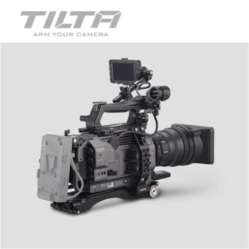

TILTA ES-T18 Camera Cage for SONY PXW-FX9 DSLR Camera full cage PXW FX9 Rig with base plate power ES-T18-C-V