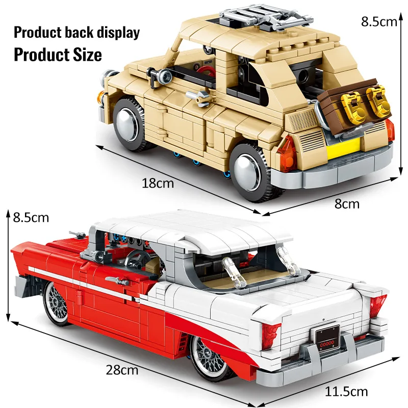 City Mechanical pull back Super Sports Vehicle Model Building Blocks High-tech Racing Car MOC Bricks Education Toys For Children | Игрушки и