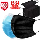 Маска одноразовая трехслойная из нетканого материала, дышащая, для взрослых