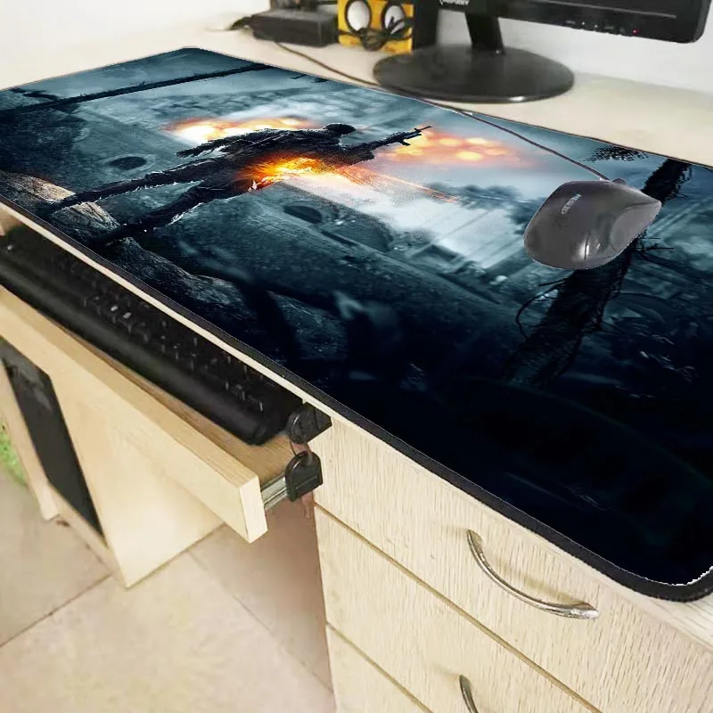 Mairuige Battlefield большой водонепроницаемый коврик для мыши геймерские игровые коврики размер для 300*6000*2 мм и 400*900*2 мм игровой коврик для мыши