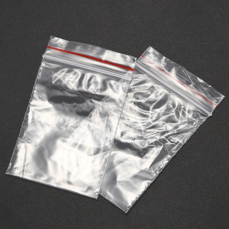 Прозрачная Ручка самопрессованное уплотнение закрывающийся полиэтиленовый