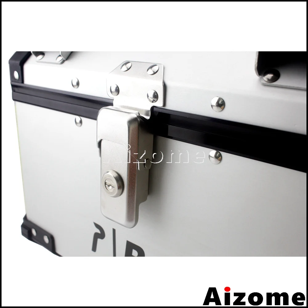 Универсальный алюминиевый чехол для мотоцикла 45 л задний багажный ящик уличного