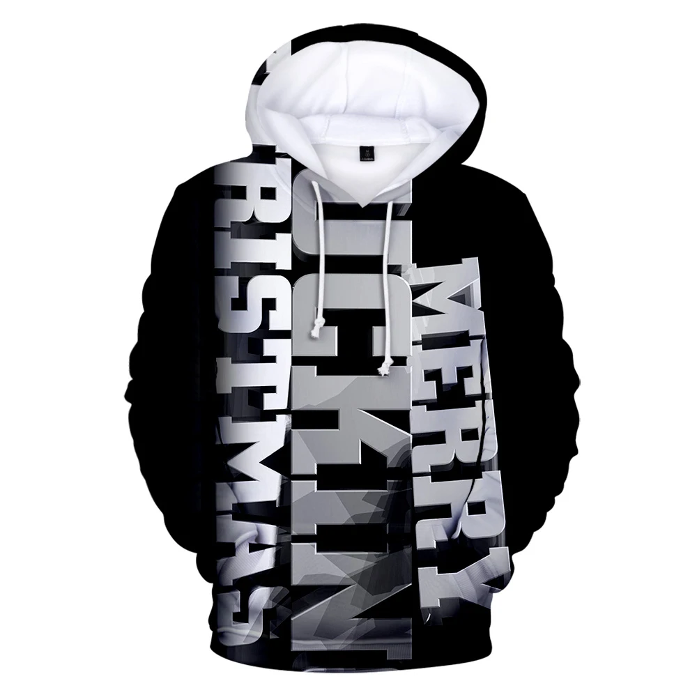 

Vrolijk Kerstfeest 3D Hoodie Sweatshirt Mannen Vrouwen Hip Hop Fashion Sale Top Trui Hooded Streetwear Polyster Volledige Print