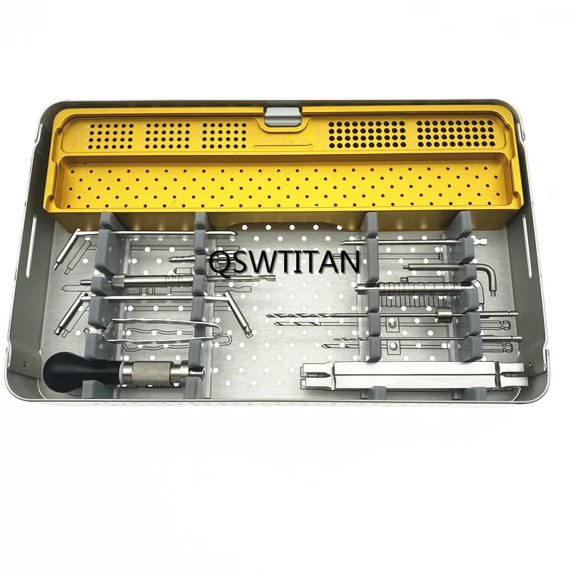 Caja de instrumentos ortop&eacute;dicos, caja quir&uacute;rgica de acero inoxidable para veterinaria-5