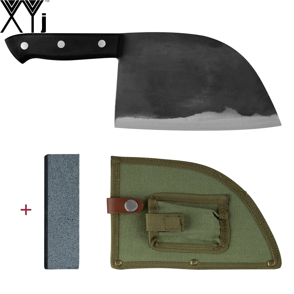 Набор кухонных ножей XYj ручной работы мясника полное тиснение из