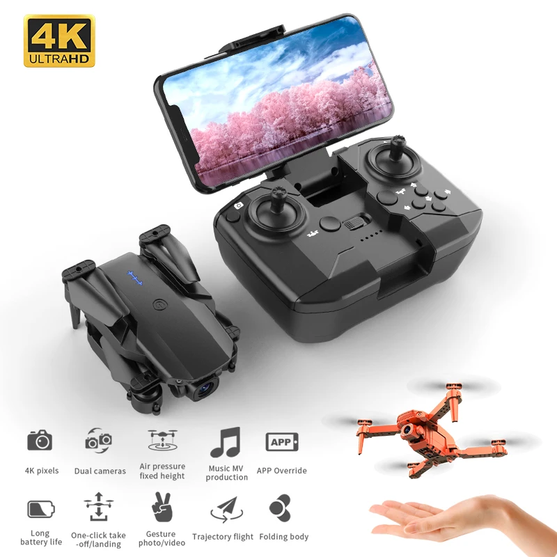 2021 Новый K5 мини дрон 4K профессиональный HD Двойная камера Fpv Дроны Квадрокоптер