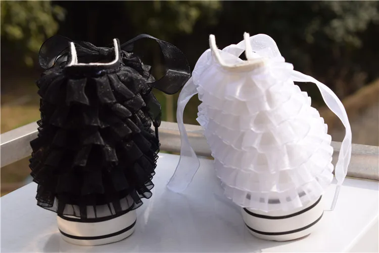 

Женские высокие кроссовки ручной работы, однотонные холщовые сникерсы на толстой подошве, со шнуровкой