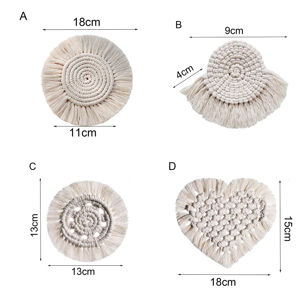 Богемия скатерть коврик для стола Северная Европа чашки макраме хлопковая