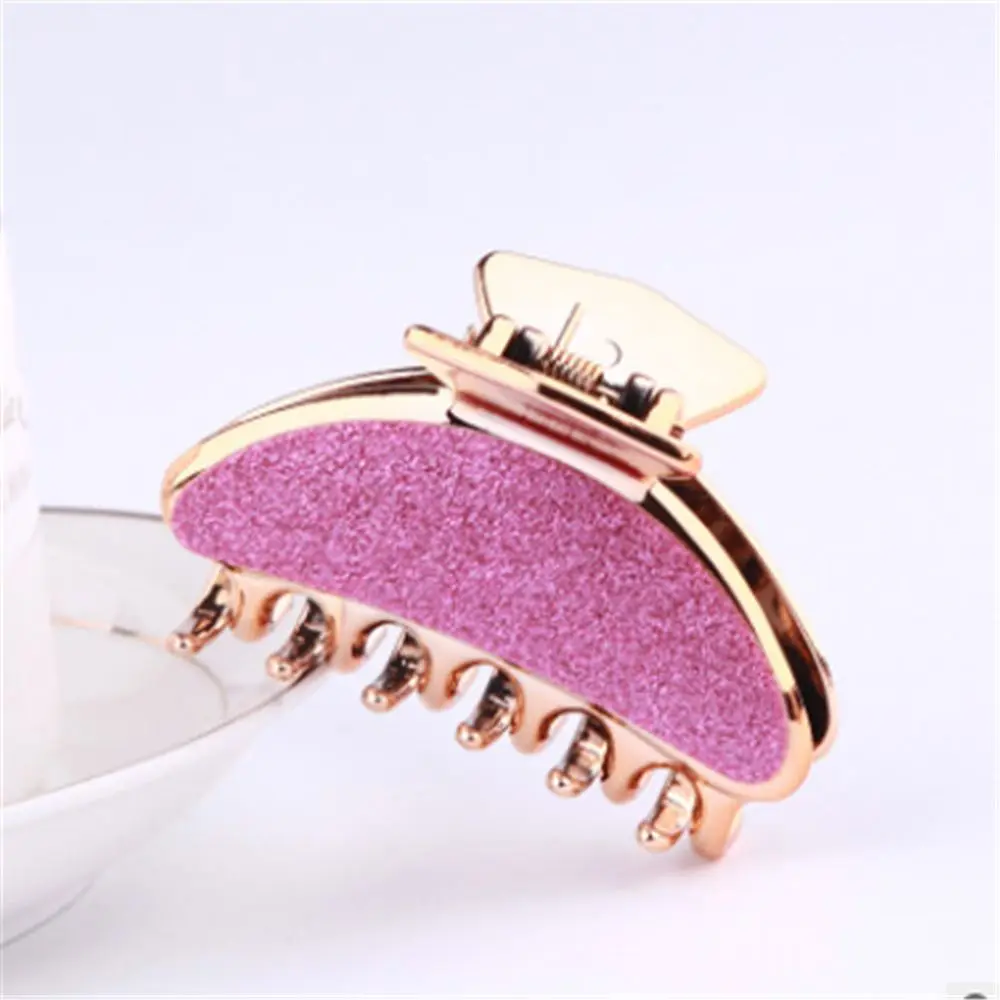 Блестящие цветные заколки для волос девочек краб зажим женские скрепки