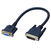 dvi to vga convertor adapter cable dvi i 245 male to vga 15pin female for pc monitor