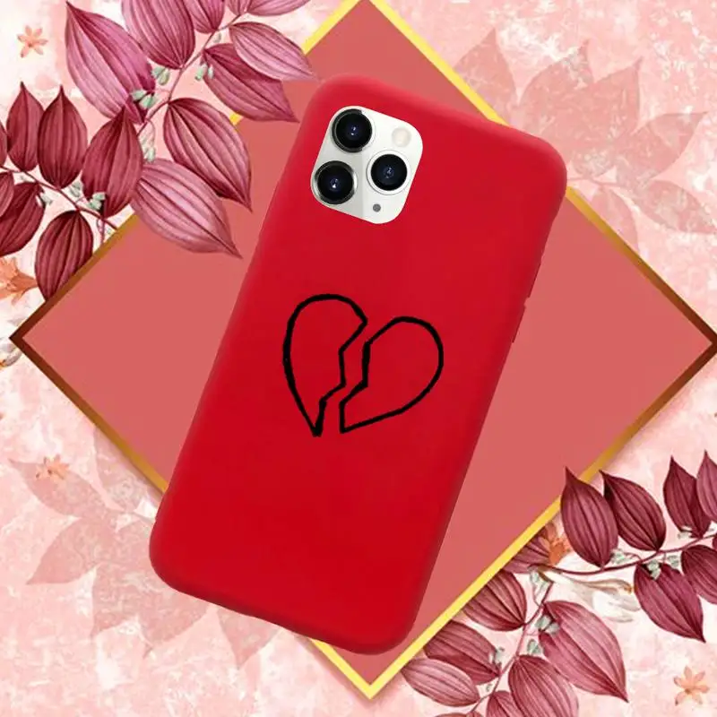 

Black cute Simple Lines Love Heart aesthetic Phone Case Candy Color for iPhone 11 12 mini pro XS MAX 8 7 6 6S Plus X SE 2020 XR
