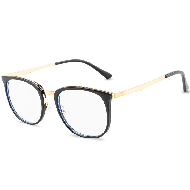 Анти-синие очки женский ультра светильник ретро круглая оправа глаз хипстер