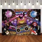 80 взрослых фон для фотосъемки с изображением диско светильник сцены вечерние аксессуары для фотостудий фон Декор баннер опора