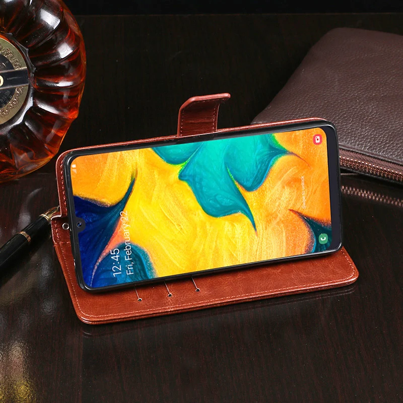 Чехол-книжка для samsung Galaxy A30 деловой кожаный чехол телефона Чехлы аксессуары |