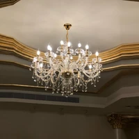 modern crystal chandelier lighting home k9 top grade decoration luxury candle chandelier pendants living room indoor lamp