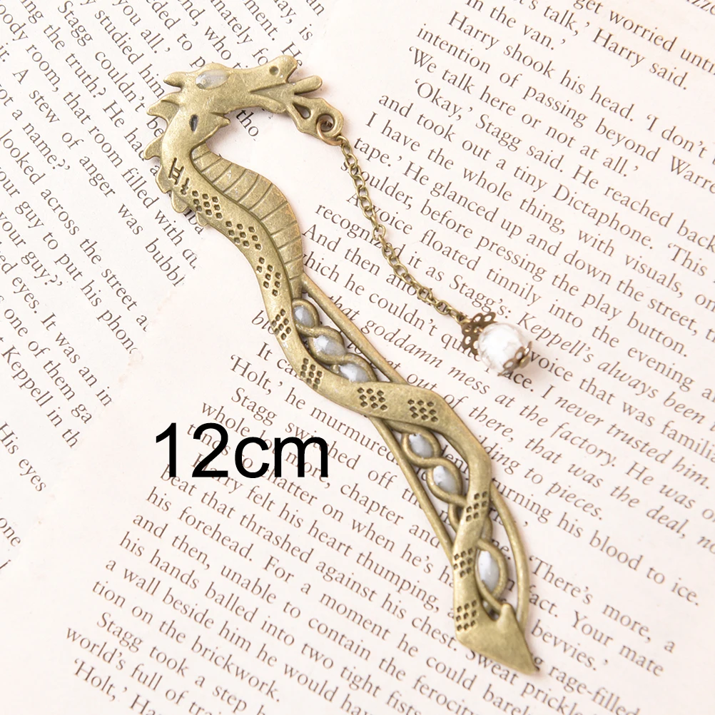 

1PC Retro Vintage Bookmark Mermaid /Butterfly Creative Metal Luminous Bookmarks Promotional Gift Stationery Film Book Mark