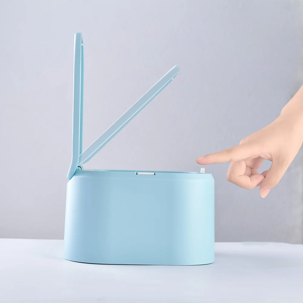 Контейнер для мусора с выдвижным ящиком типа пуш ап маленький Квадратный