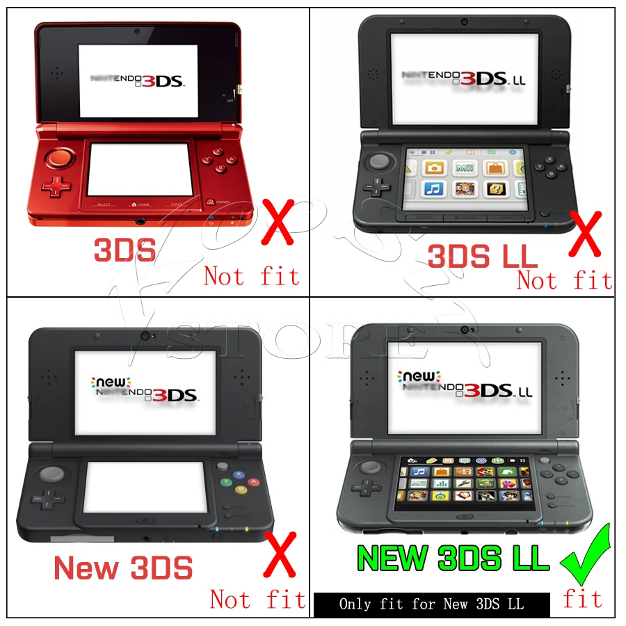 Чехол для Nintendo 3DS LL/XL жесткий защитный чехол с рисунком консоли | Электроника