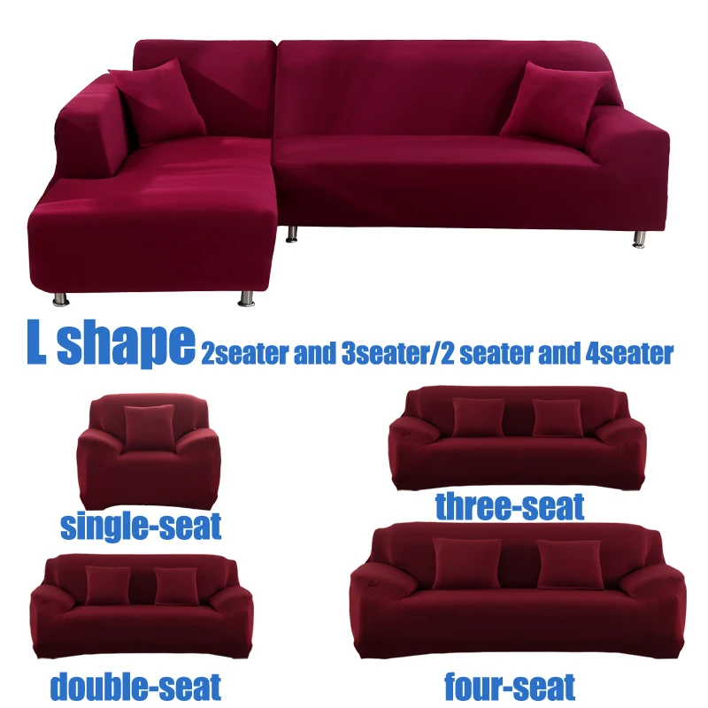 

Geometeric Elastic Sofa Cover for Living Room Stretch Covers for Sectional L shape Sofas Couch Slipcover Furniture Protector