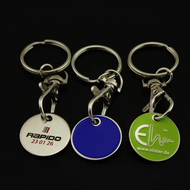 2 шт. без выбора Стиль металла творческий корзину маркеры кольцо для ключей