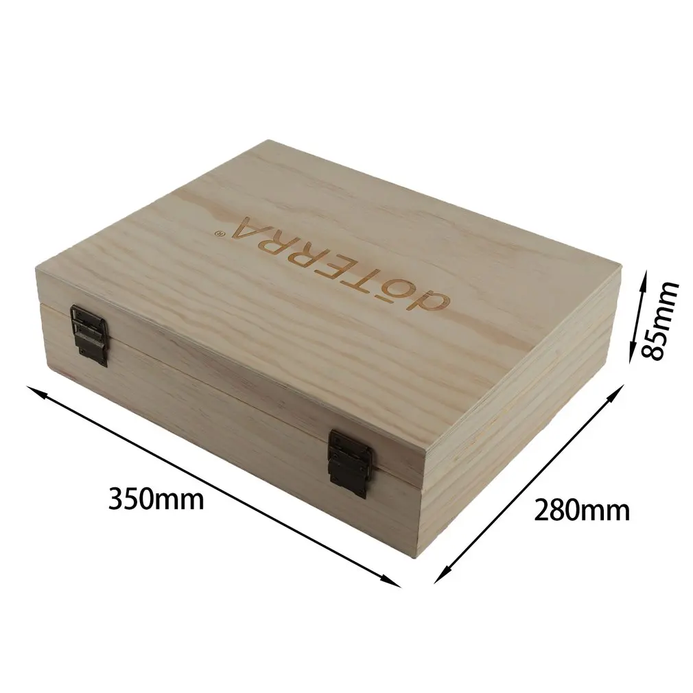 

68 Slots Large Size Wooden Essential Oils Box Solid Wood Case Holder Aromatherapy Bottles Storage Organizer