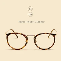 fashion retro womens eyeglasses frames round glasses frame for women 2021 optical myopia prescription glasses full eyewear