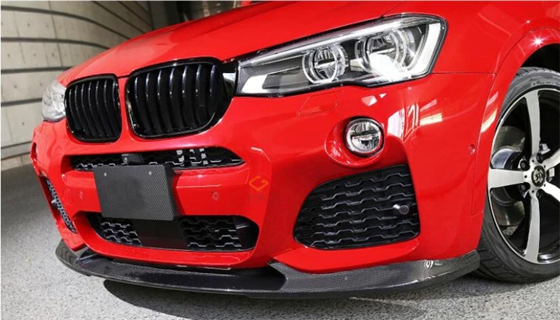 Для BMW X4 X4M F26 2014 2015 2016 2017 углеродное волокно передний задний бампер диффузор