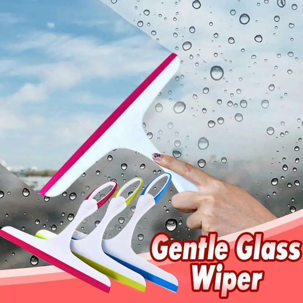 Щетка водосгон для окон и стекол мыло чище мягкий силиконовый нож душ ванной