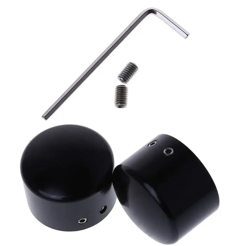 

Front Axle Cap Nut Covers Fit For Street Glide Softail Fatboy Dyna 87HE