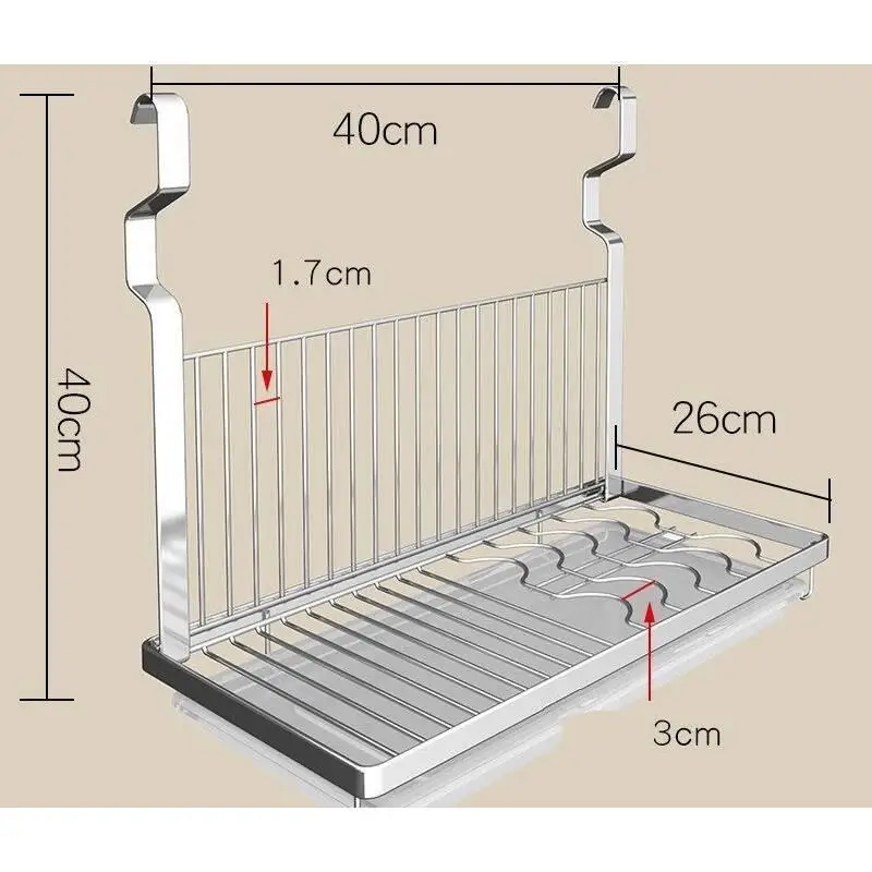 Scolapiatti Refrigerator Pantry Afdruiprek Dish Drying Rack Stainless Steel Cuisine Cocina Organizador Cozinha Kitchen Organizer | Дом и сад