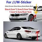 Набор эмблем, наклейки на боковое крыло для BMW M M3 M5 320 325 E36 E46 E90 E92 F10 F30, 2 шт.