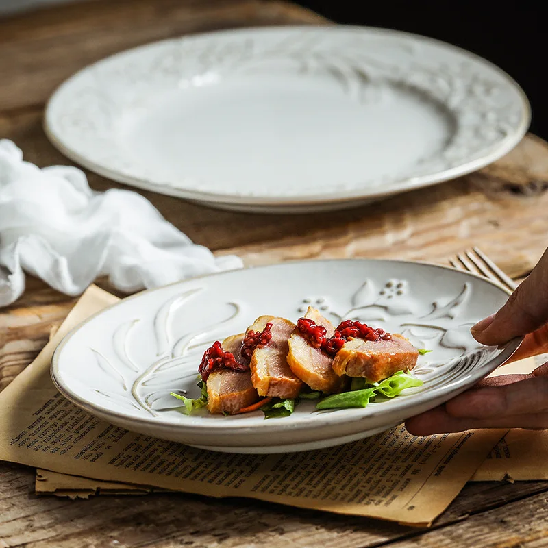 LEKOCH благодарностью и отзывы креативная Ретро керамическая посуда блюдо в стиле