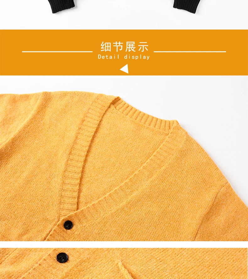 mens sweaters on sale Autumn and winter men's V-neck cardigan fashion city leisure best loose all-match coat knit sweater size S-XL formal sweater for men