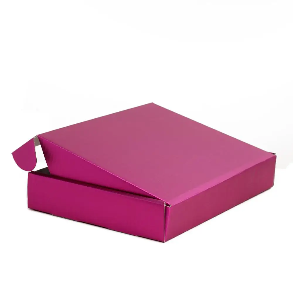 Подарочная коробка для упаковки шарфов париков фиолетового цвета металлик | Дом