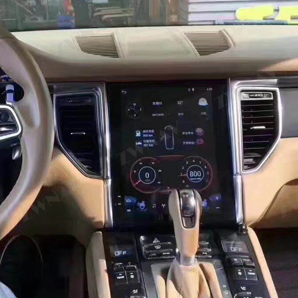 Android Tesla стиль Автомобильный gps навигация для Porsche Macan 2011- автомобильное стерео радио магнитофон головное устройство мультимедийный плеер