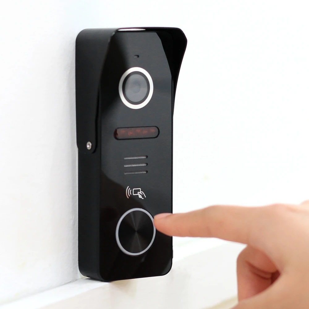 Wired Doorbell With Camera 1080P Call Panel Doorbell For Video Door Phone Intercom System 160° Door Phone RFID IC Card Unlock