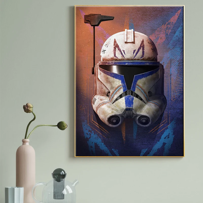 

Star Wars Popular American Drama Science Fiction Series Character Canvas Painting Poster Print Wall Art Picture for Living Room