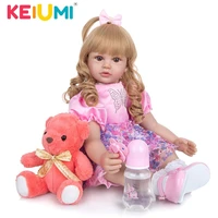 keiumi fantasy 24inch reborn doll cloth body lovely princess toddler doll toy for girl childrens day gift kids birthday present