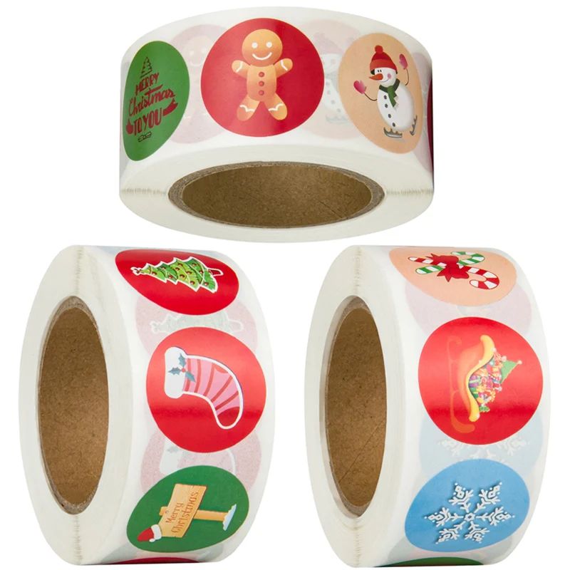 Праздничные милые рождественские наклейки украшения для скрапбукинга Домашние
