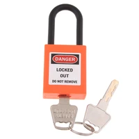 lockout tagout safety padlock keyed different 1 5 inch shackle clearance