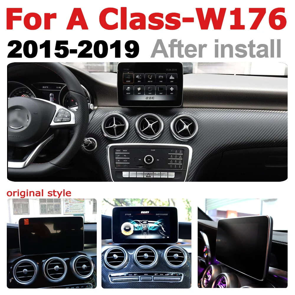 Для Mercedes Benz A Class W176 2015 2016 2017 2018 2019 NTG автомобильный Android радио GPS мультимедийный