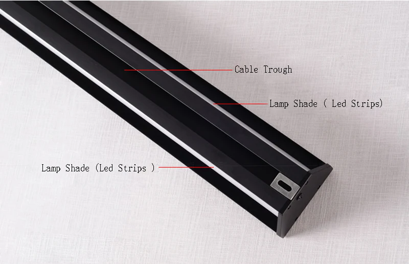 Minimalist Modern LED Wall Lamp - Creative Long Aluminum Sconce for Living Room, Bedroom, Bedside Lighting image 5