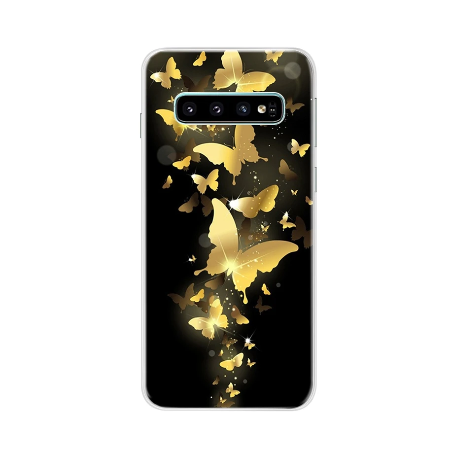 Чехол для Samsung Galaxy S10 силиконовый мягкий чехол накладка S10E чехлы телефонов Plus Lite S