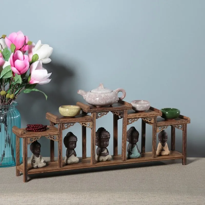 Деревянная полка с крыльями курицы Новая китайская настольная маленькое