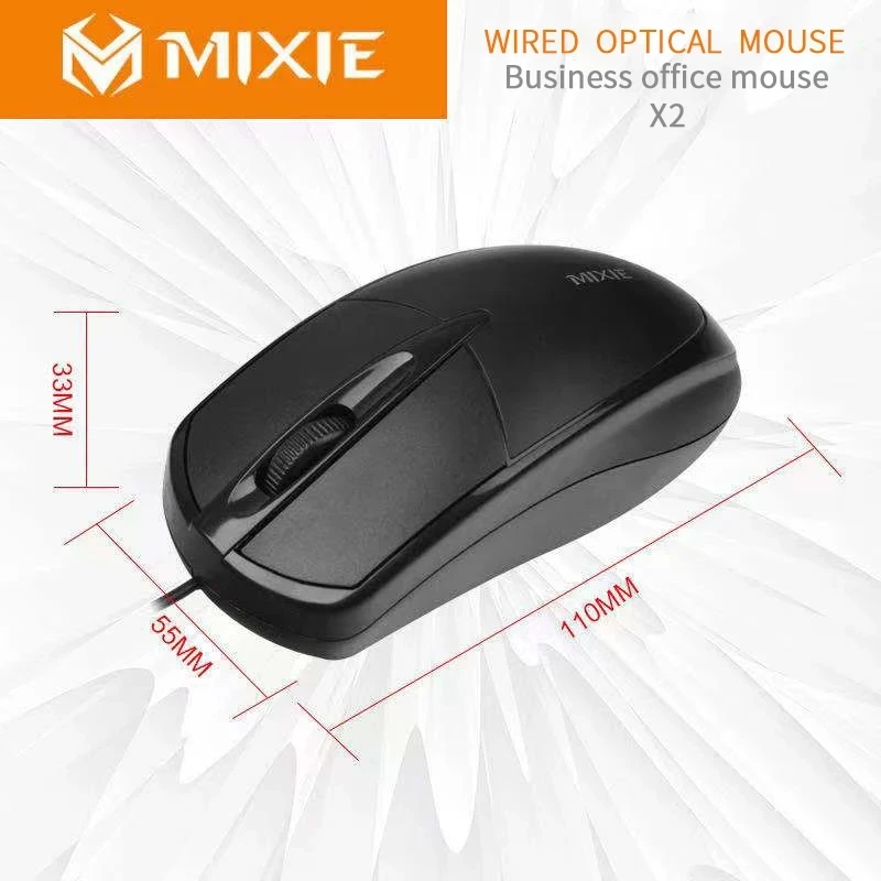 USB Проводная мышь 1000DPI регулируемая 3 кнопки оптическая для профессиональных