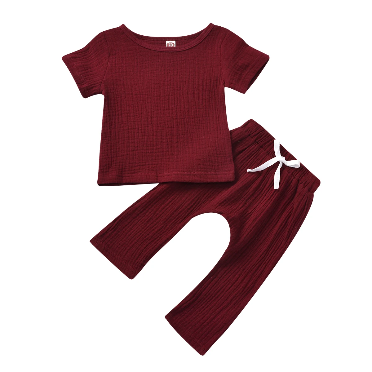 Распродажа комплект одежды для новорожденных мальчиков и девочек брюки с