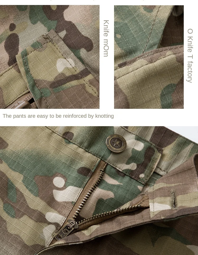 

Tactical Governor Pants Military Multi Pocket Overalls Clothing Plus Velvet Men's Slim Outdoor Camouflage Leggings Loose Army
