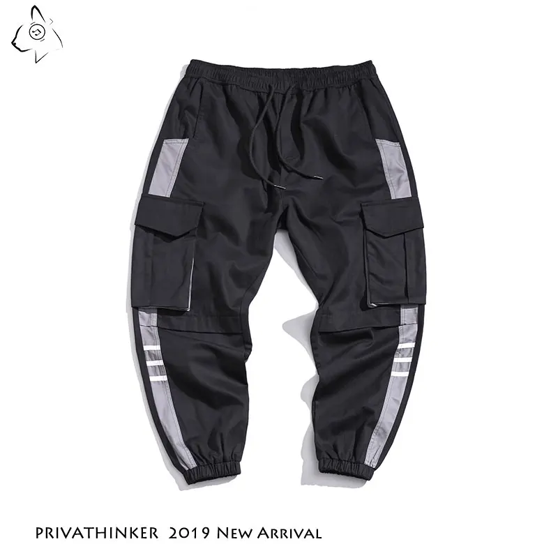 Privathinker мужские осенние свободные штаны с карманами Мужская Уличная мода для бега