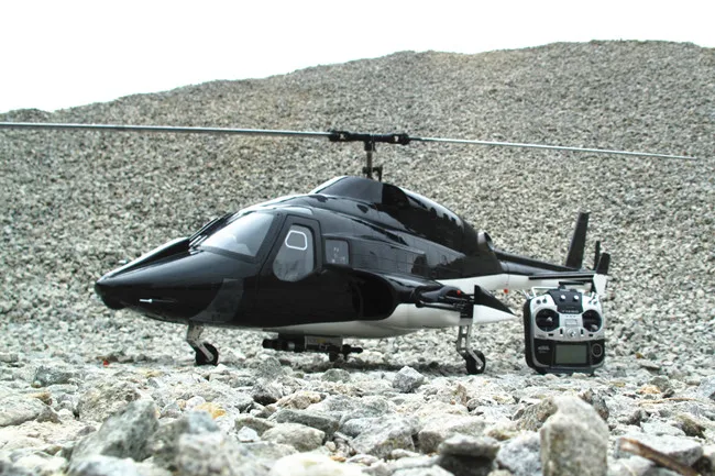 Предварительная 800 Размер Airwolf черный fuselage Вертолет& Mechanik конверсионный комплект