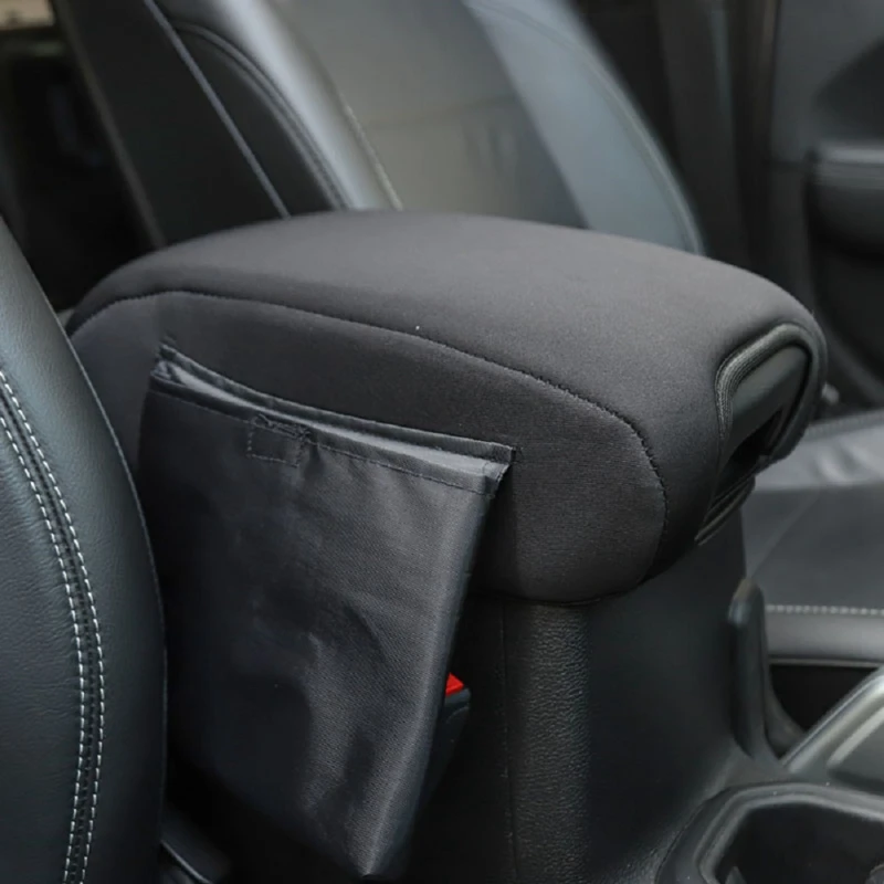 Центральная консоль подлокотник накладка с сумкой для хранения неопрена Jeep Cherokee